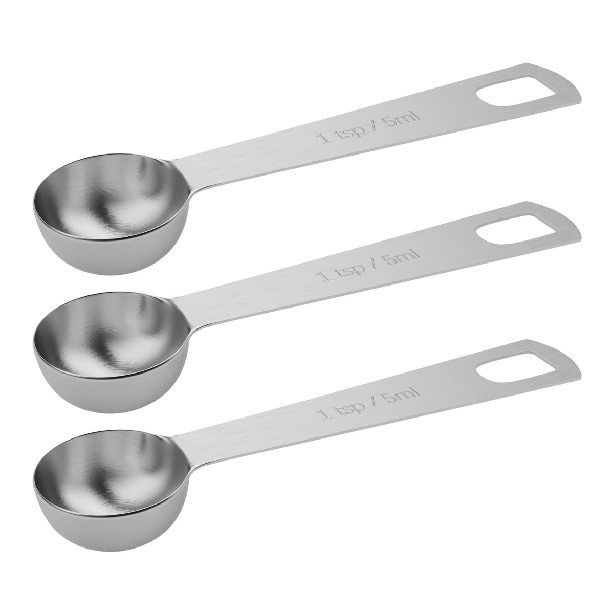 2PCS 1Tbsp(3tsp, 15ml) Measuring Spoon, Stainless Steel Teaspoon