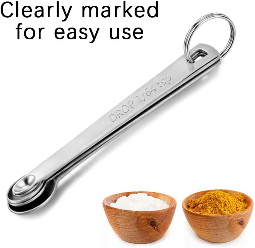 1Pack Mini Measuring Spoon Set, Small Teaspoon for Tiny Measurement