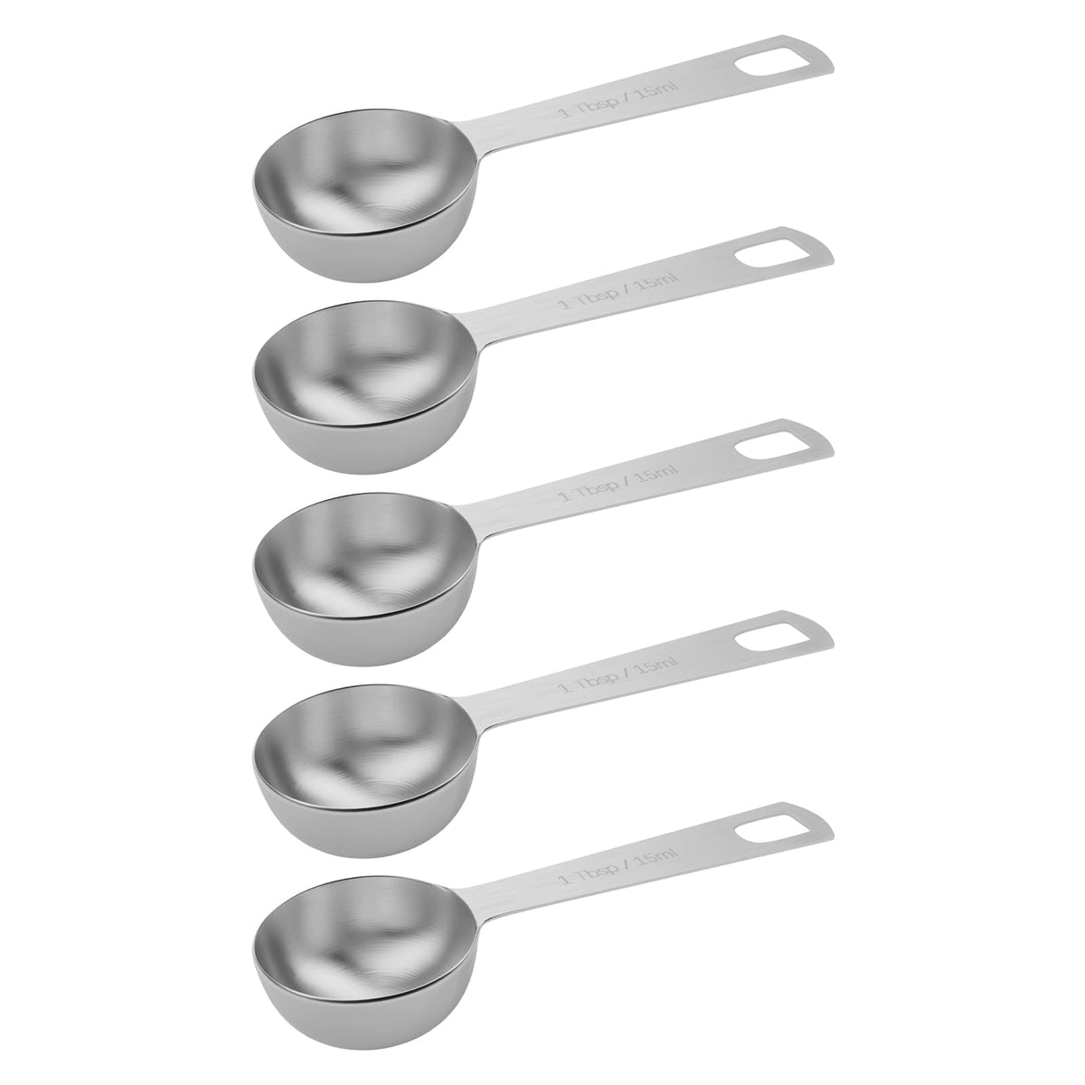 2PCS 1Tbsp(3tsp, 15ml) Measuring Spoon, Stainless Steel Teaspoon
