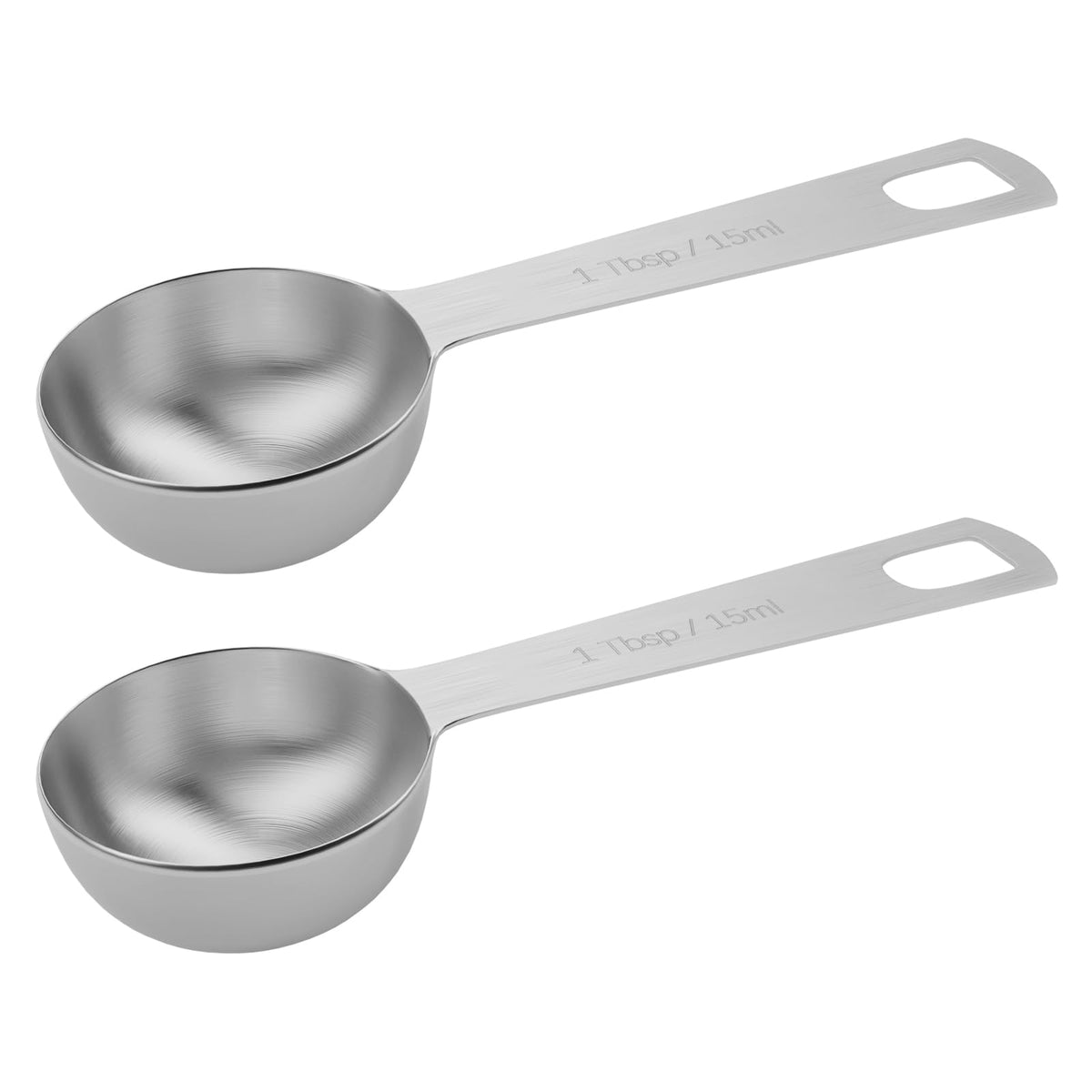 2PCS 1Tbsp(3tsp, 15ml) Measuring Spoon, Stainless Steel Teaspoon