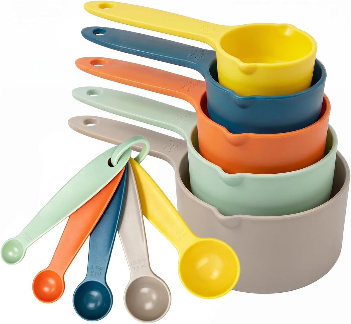 10 pcs Measuring Cups & Spoons Set, Kitchen Gadgets