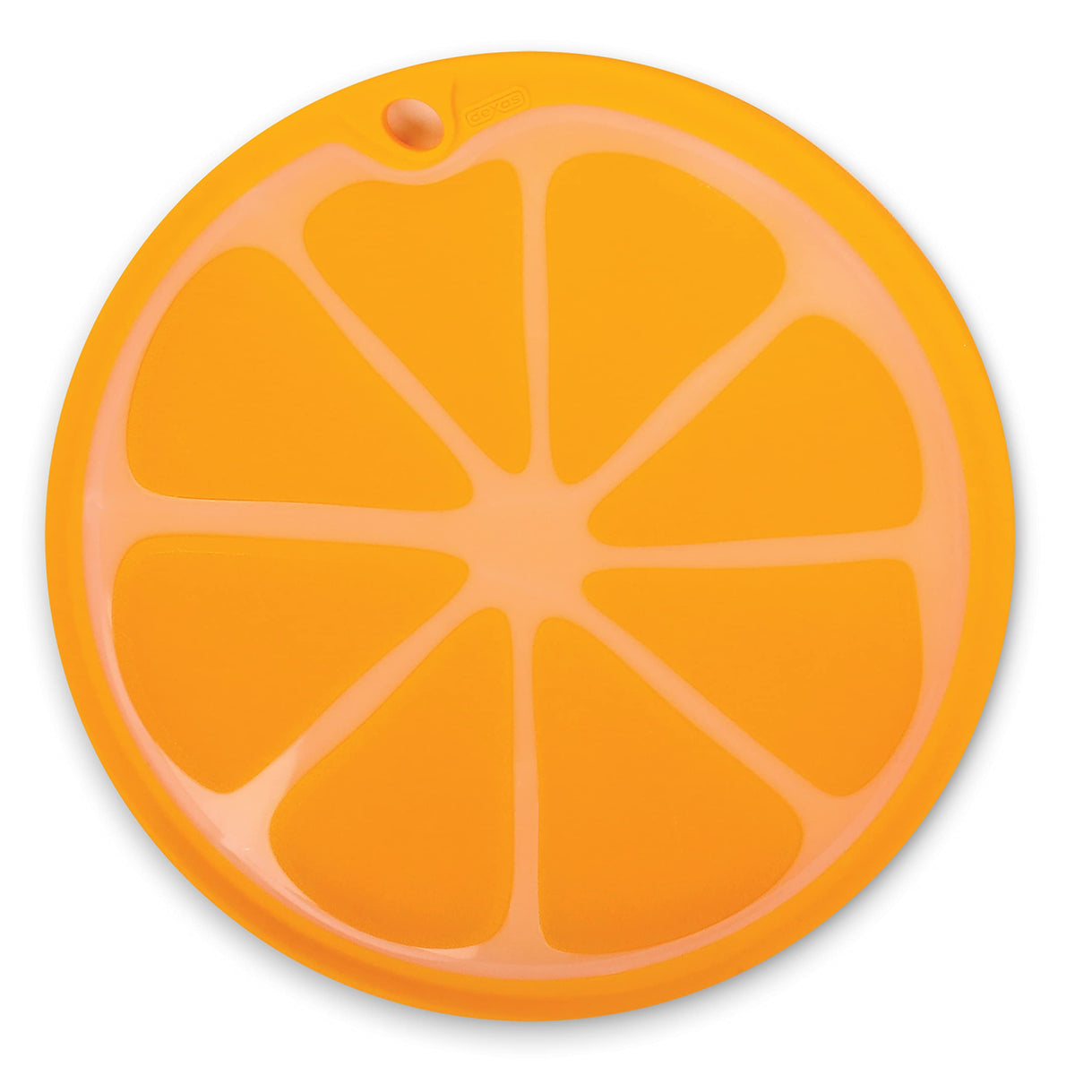 Dexas Citrus Slice Cutting Board/Serving Board 9 inches, Grapefruit