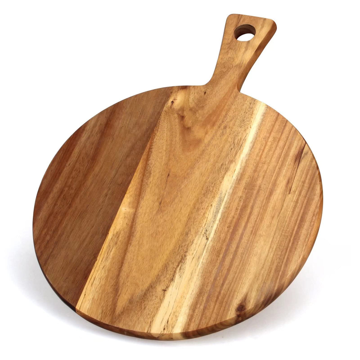 Acacia Wood Cutting Boards for Kitchen Round Chopping Charcuterie Boards